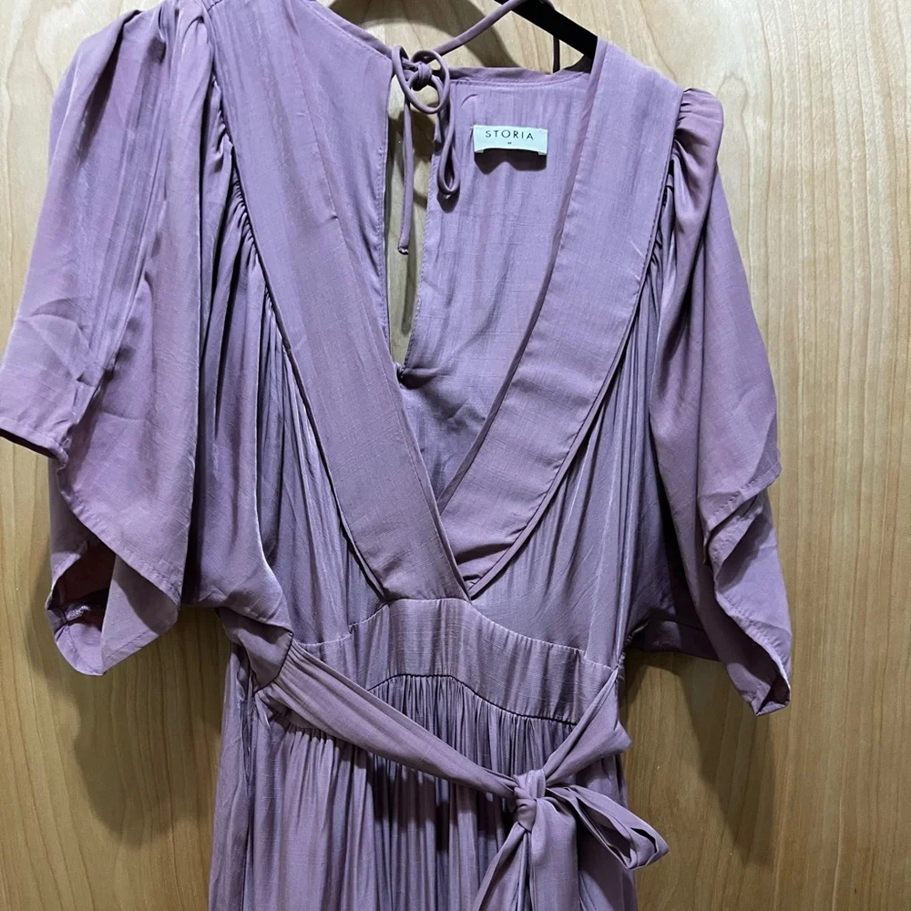 Excellent Pre-owned STORIA pink long dress. Wore once. - Picture 2 of 5